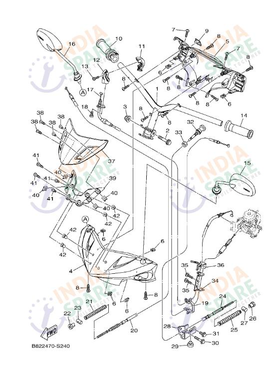 STEERING HANDLE & CABLE